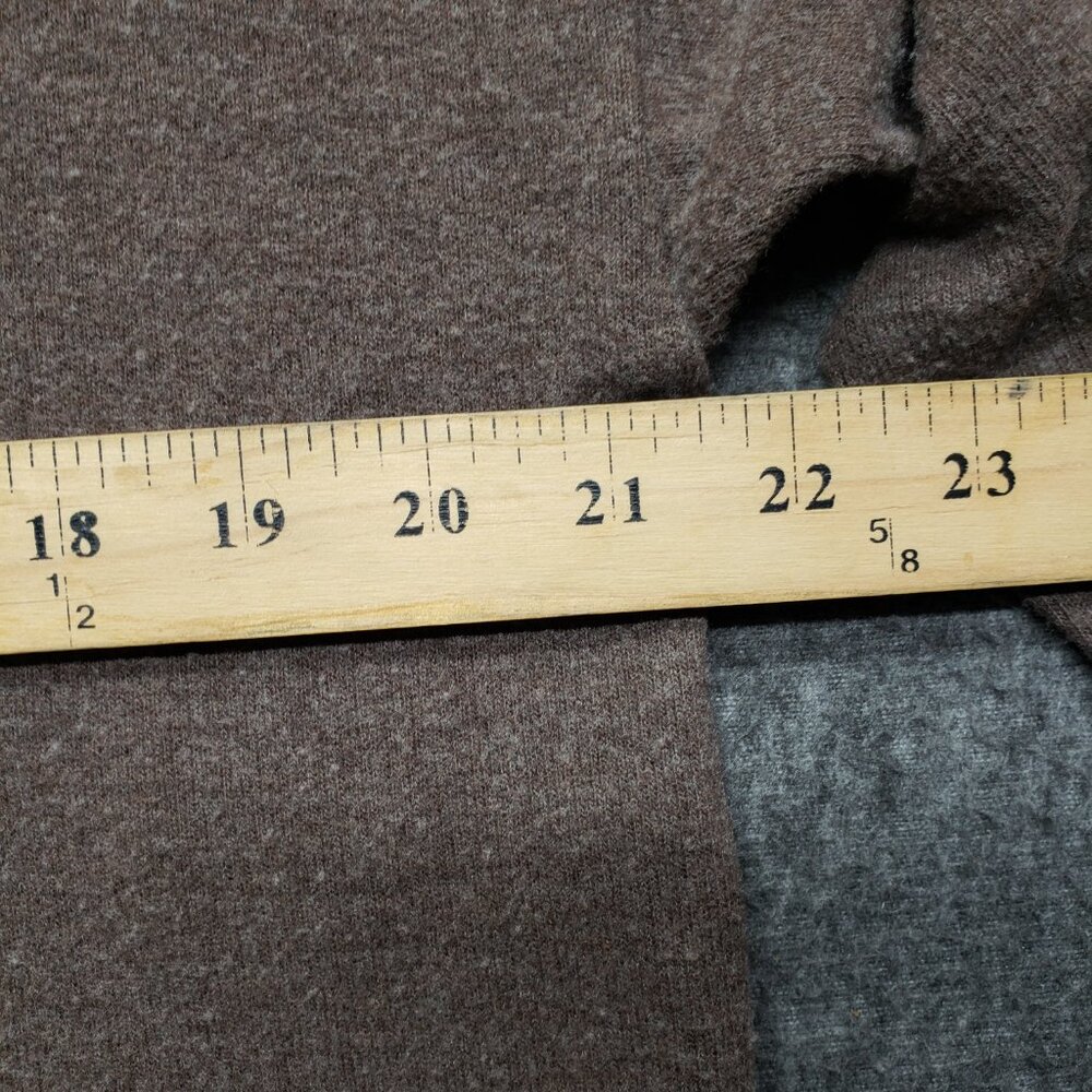 Madewell Cropped Turtleneck Sweater Women’s Medium Brown Cozy Winter Knit - Picture 4 of 7